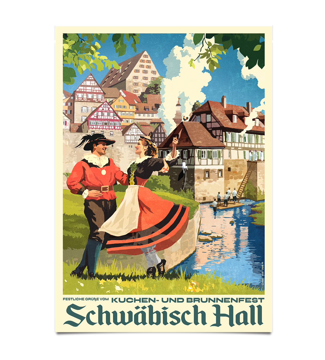 Kuchen- und Brunnenfest Poster